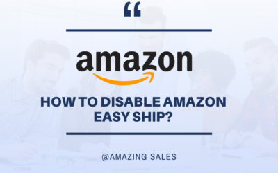 How to Disable Amazon Easy Ship?